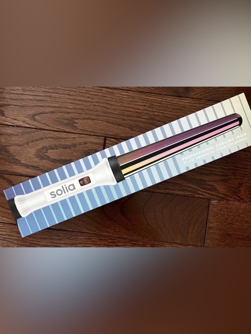 New Solia Professional Curling Iron 3/4” - 1 1/4” Prismatic Titanium Barrel - Picture 6 of 8